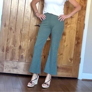 Ribbed Green Lounge Pants NWT